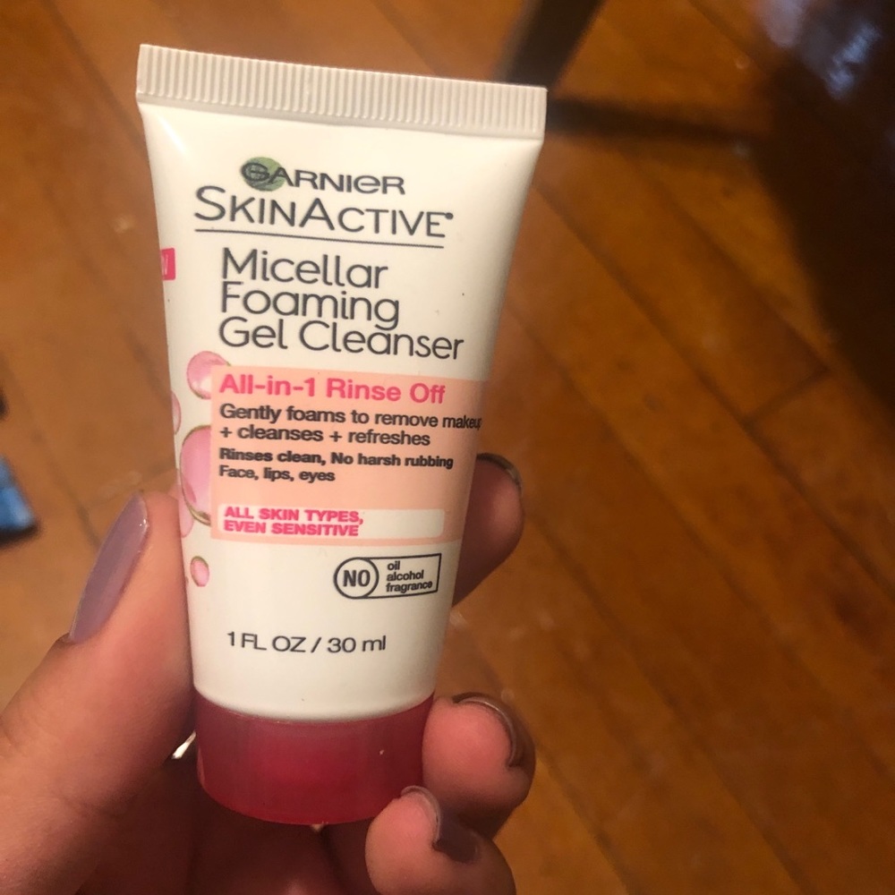 Garnier micellar foaming cleanser